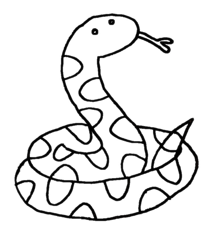 Serpent En Coloriage Bricolokidcom